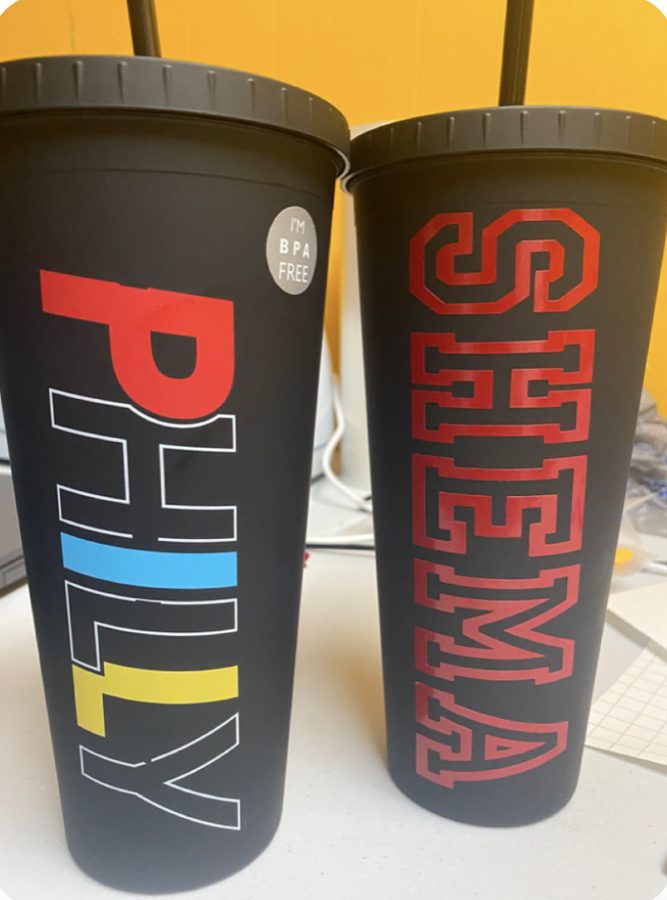 Custom PHILLY and name tumblers